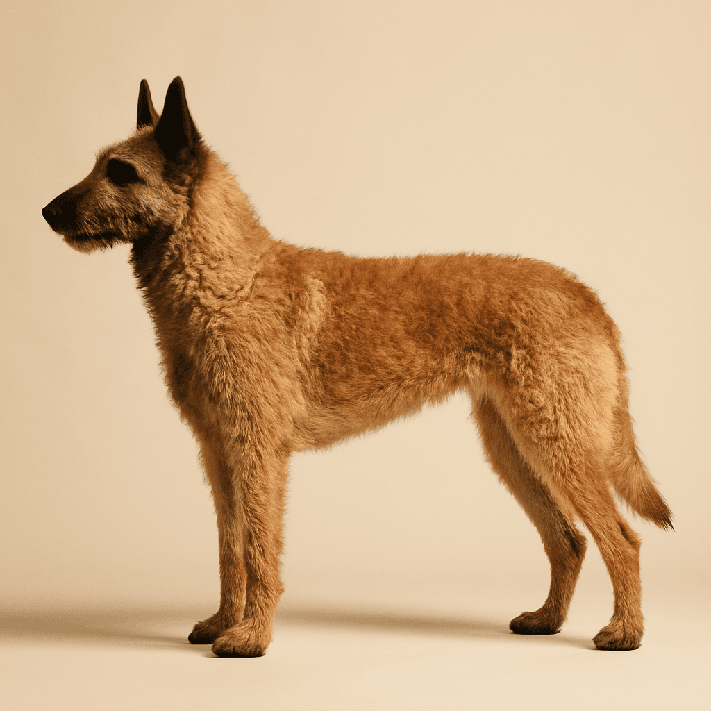 Belgian Shepherd Dog (Laekenois) side view