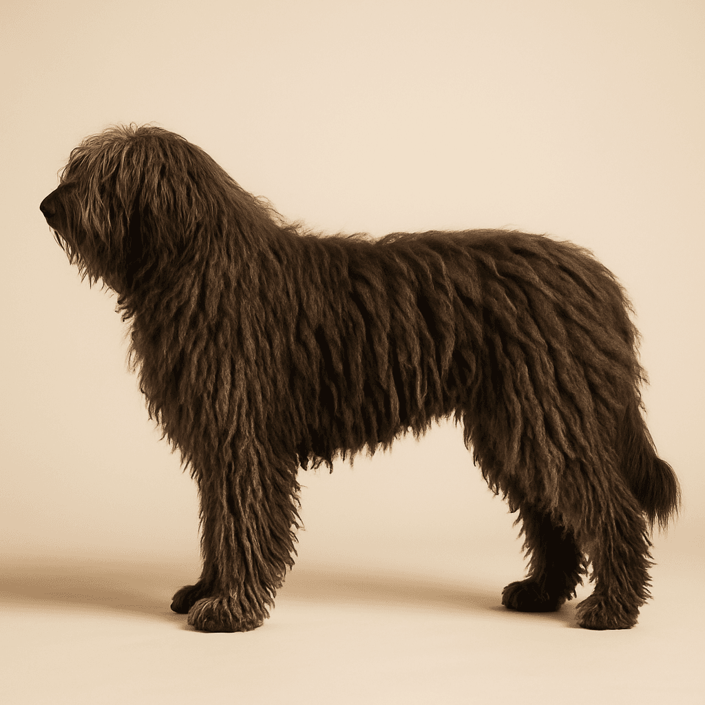Bergamasco Shepherd side view