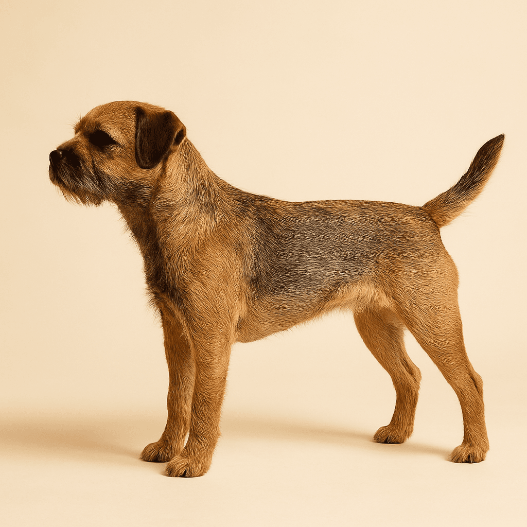 Border Terrier side view