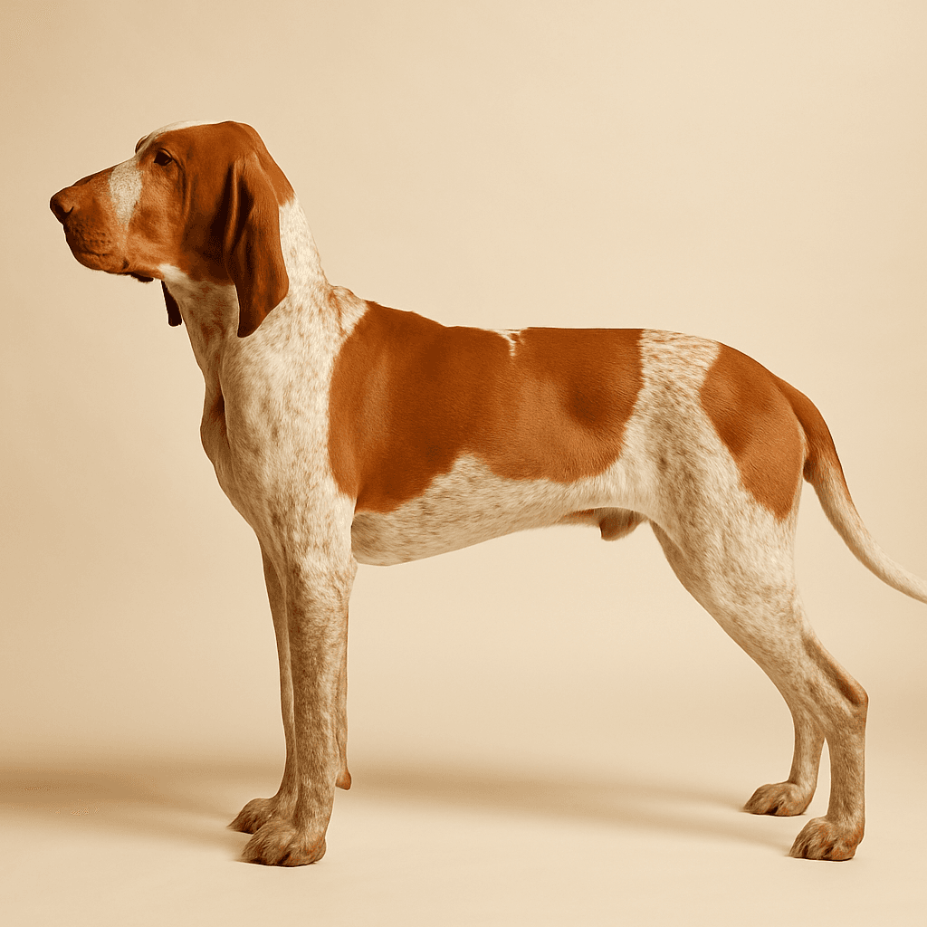 Bracco Italiano side view