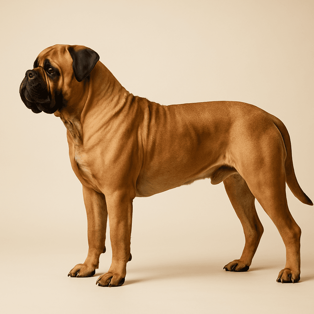 Bullmastiff side view