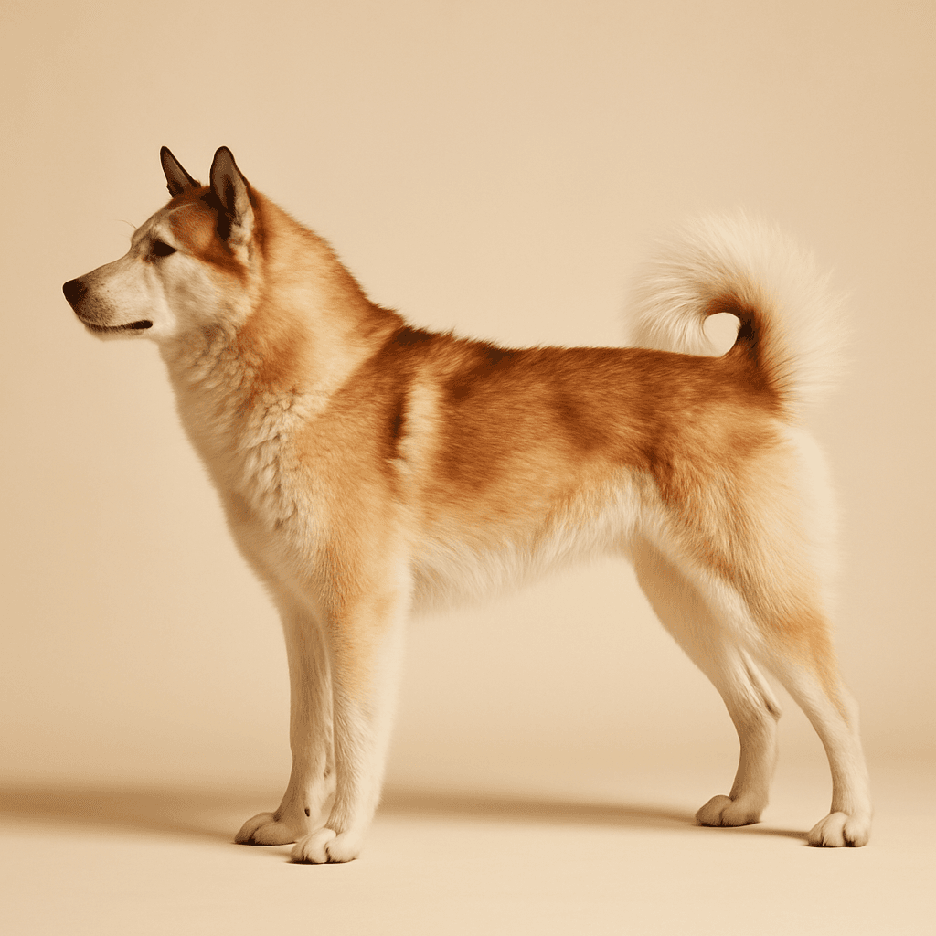 Canadian Eskimo Dog side view