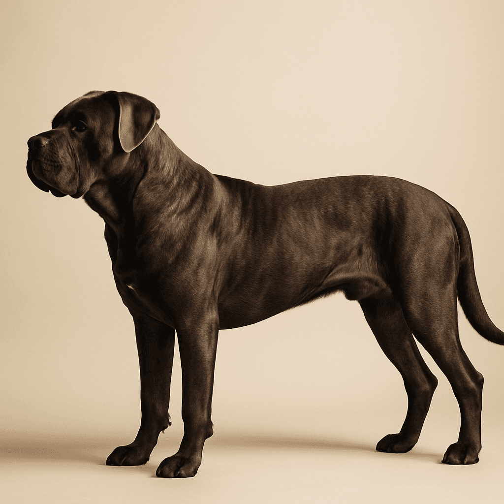 Cane Corso side view