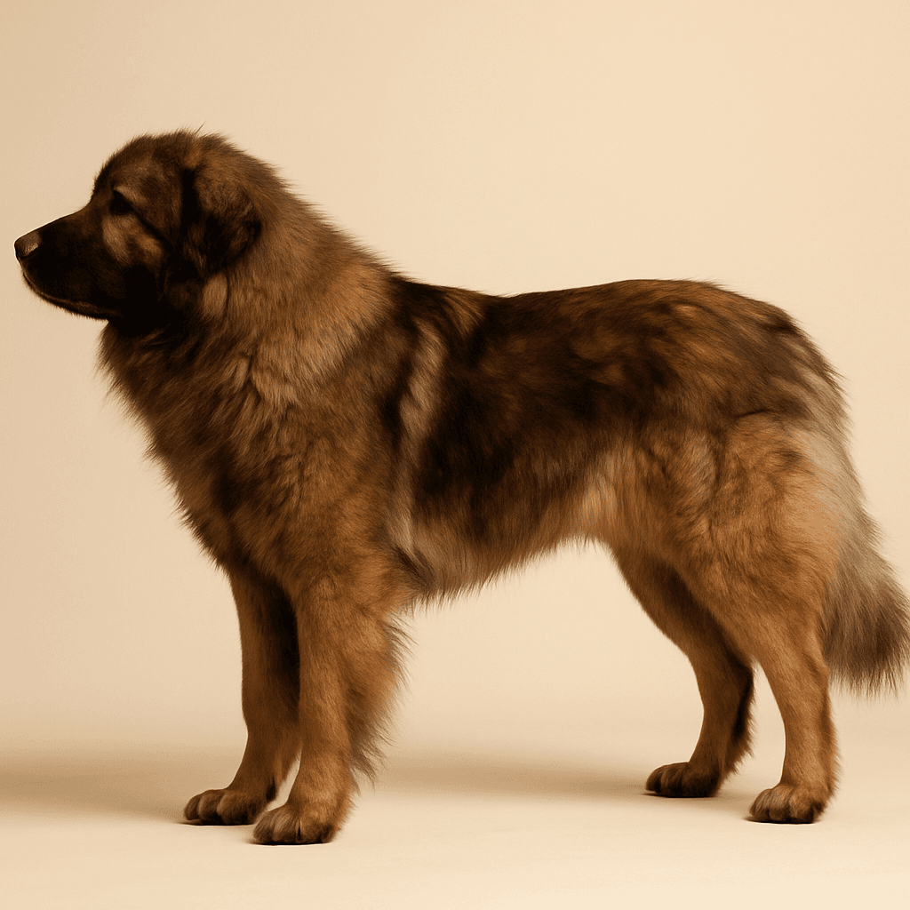 Caucasian Shepherd Dog side view