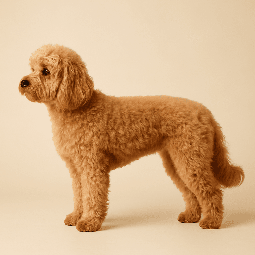 Cavapoochon side view