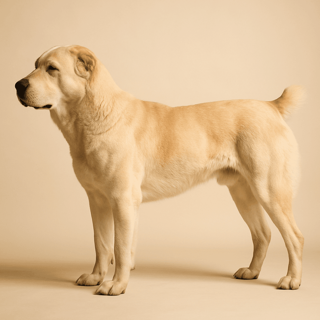 Central Asian Shepherd Dog side view
