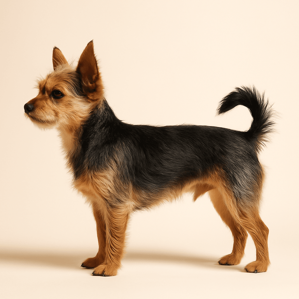 Chorkie side view