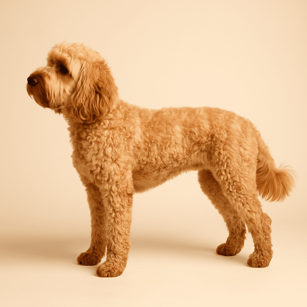 Cockapoo side view