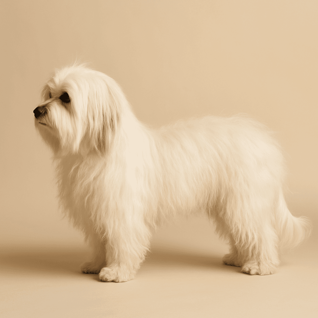 Coton de Tulear side view