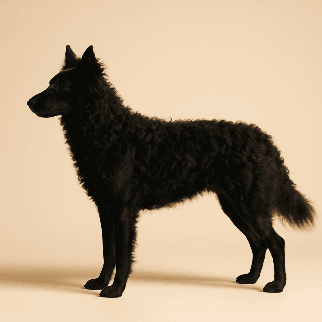 Croatian Sheepdog side view