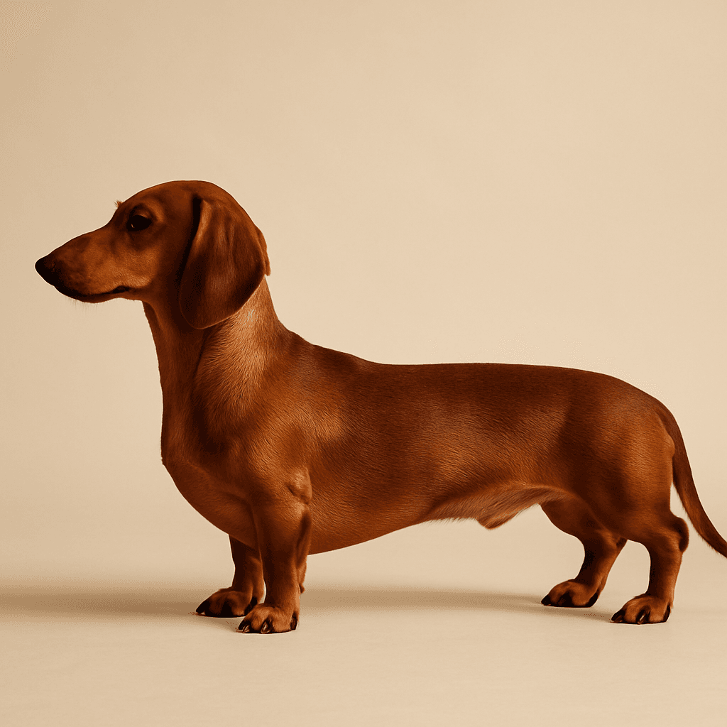 Dachshund side view