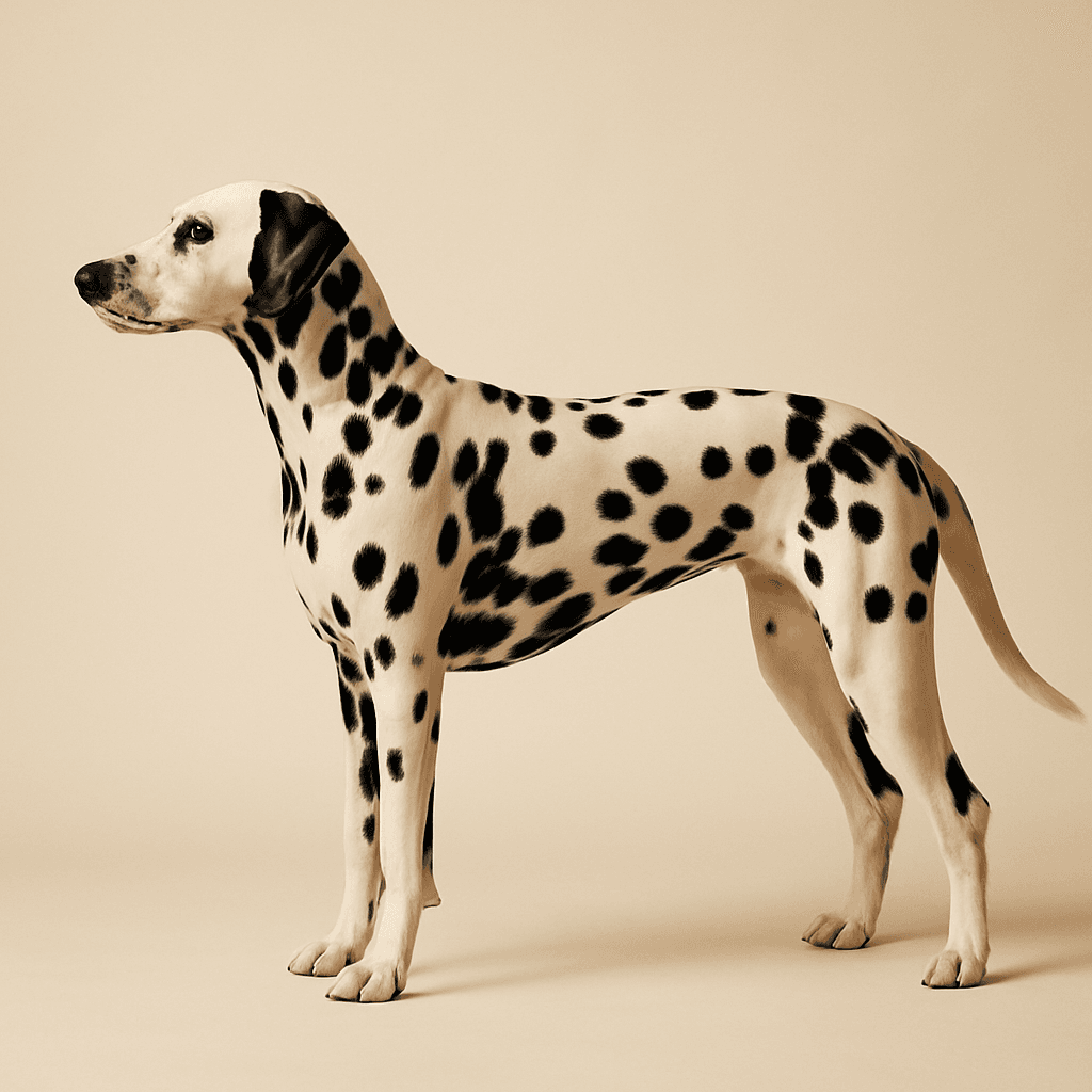 Dalmatian side view