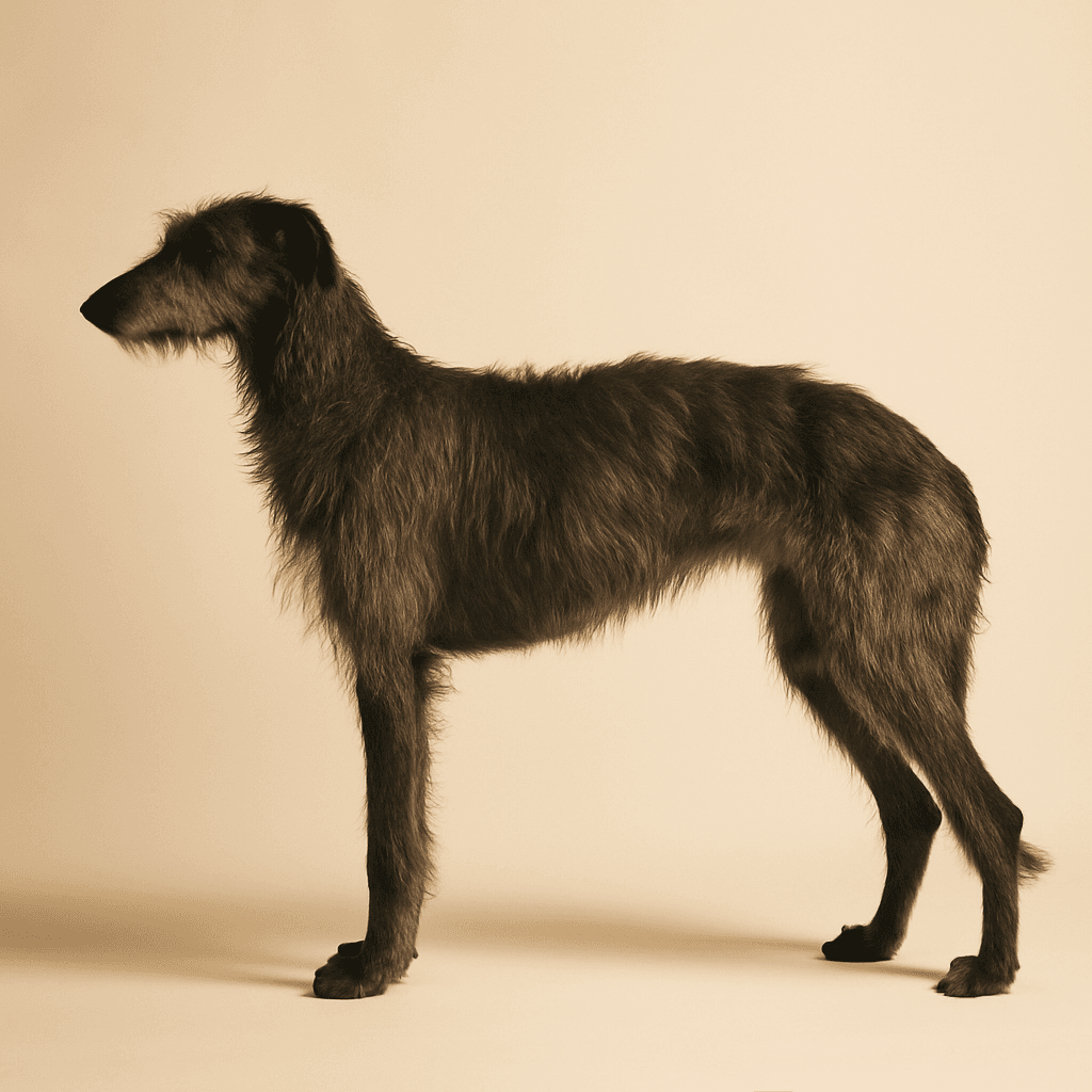 Deerhound side view