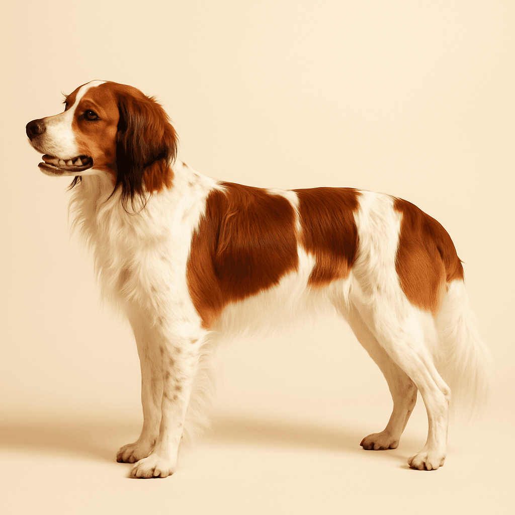 Dutch Partridge Dog side view