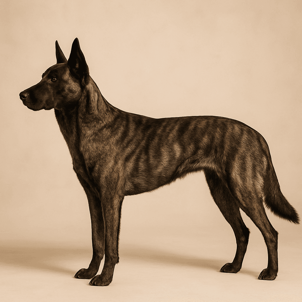 Dutch Shepherd Dog side view
