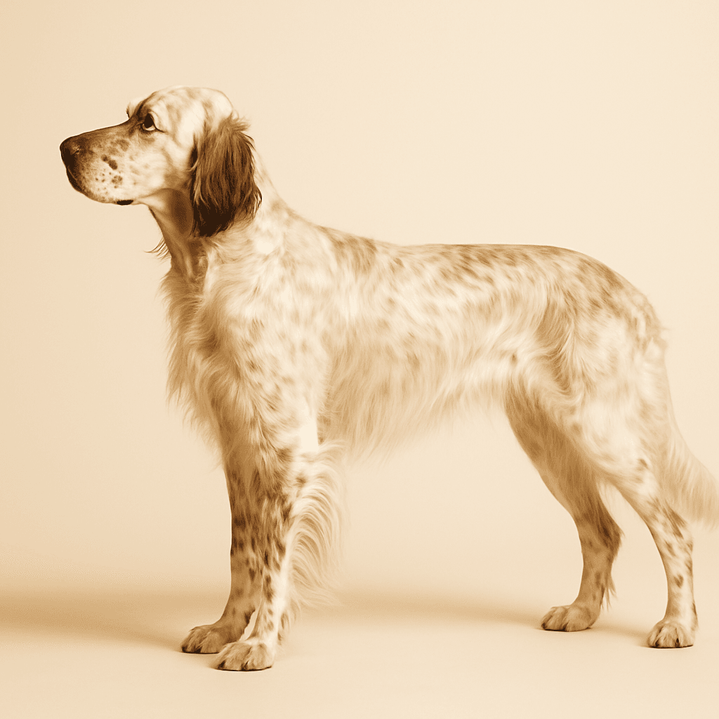 English Setter side view