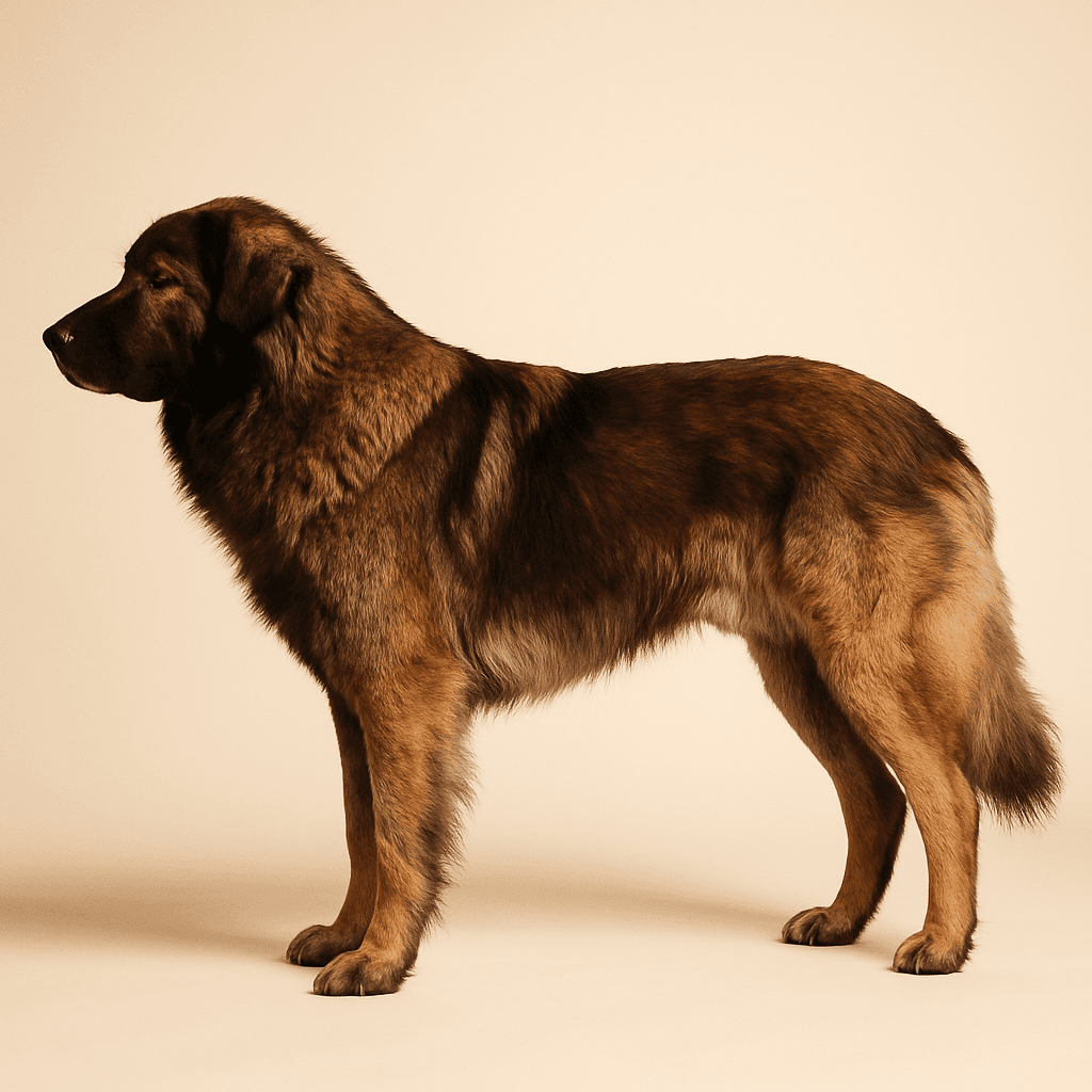 Estrela Mountain Dog side view