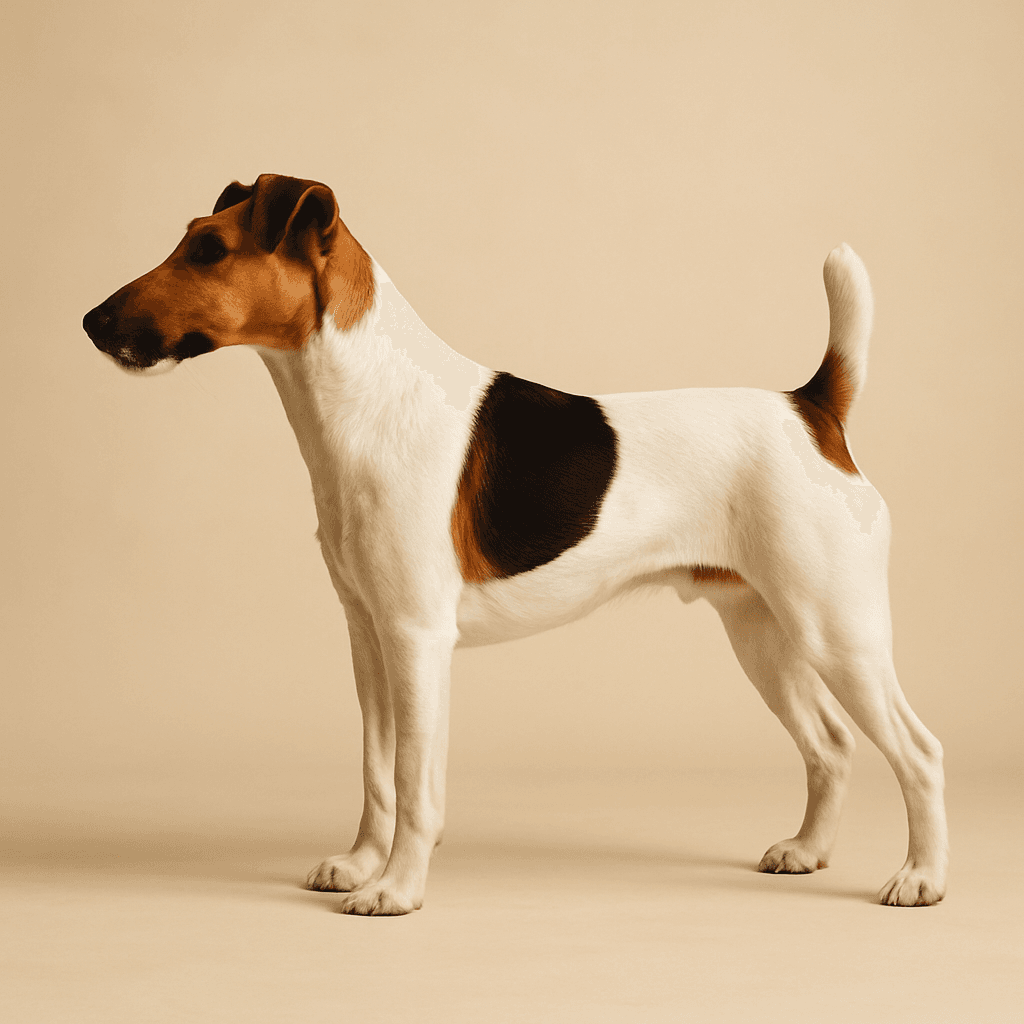 Fox Terrier (Smooth) side view
