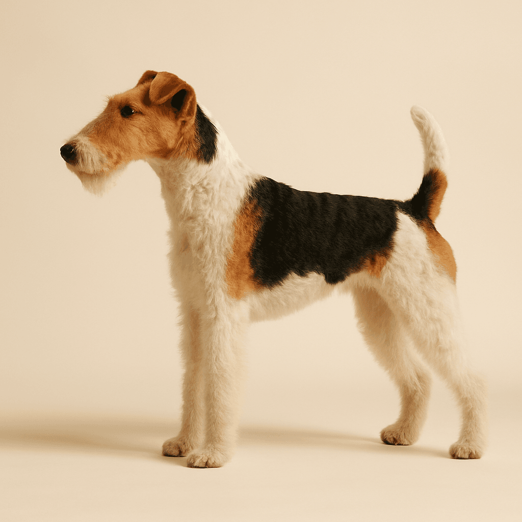 Fox Terrier (Wire) side view
