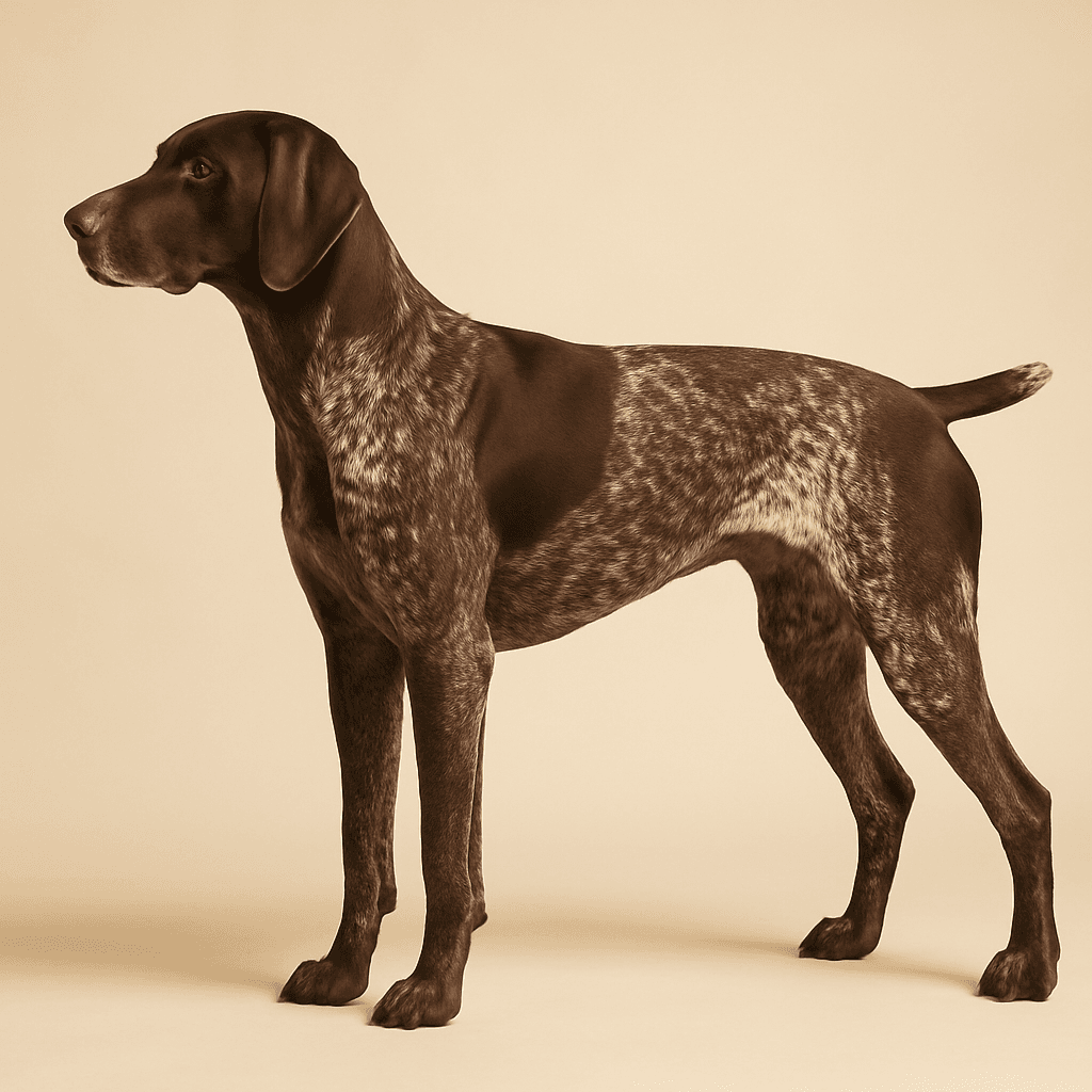 German Shorthaired Pointer side view