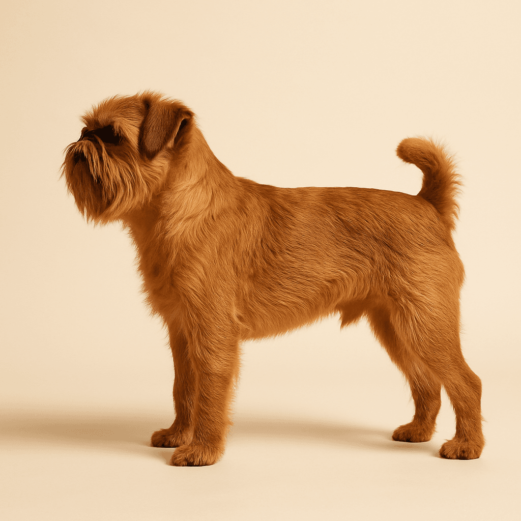 Griffon Bruxellois side view
