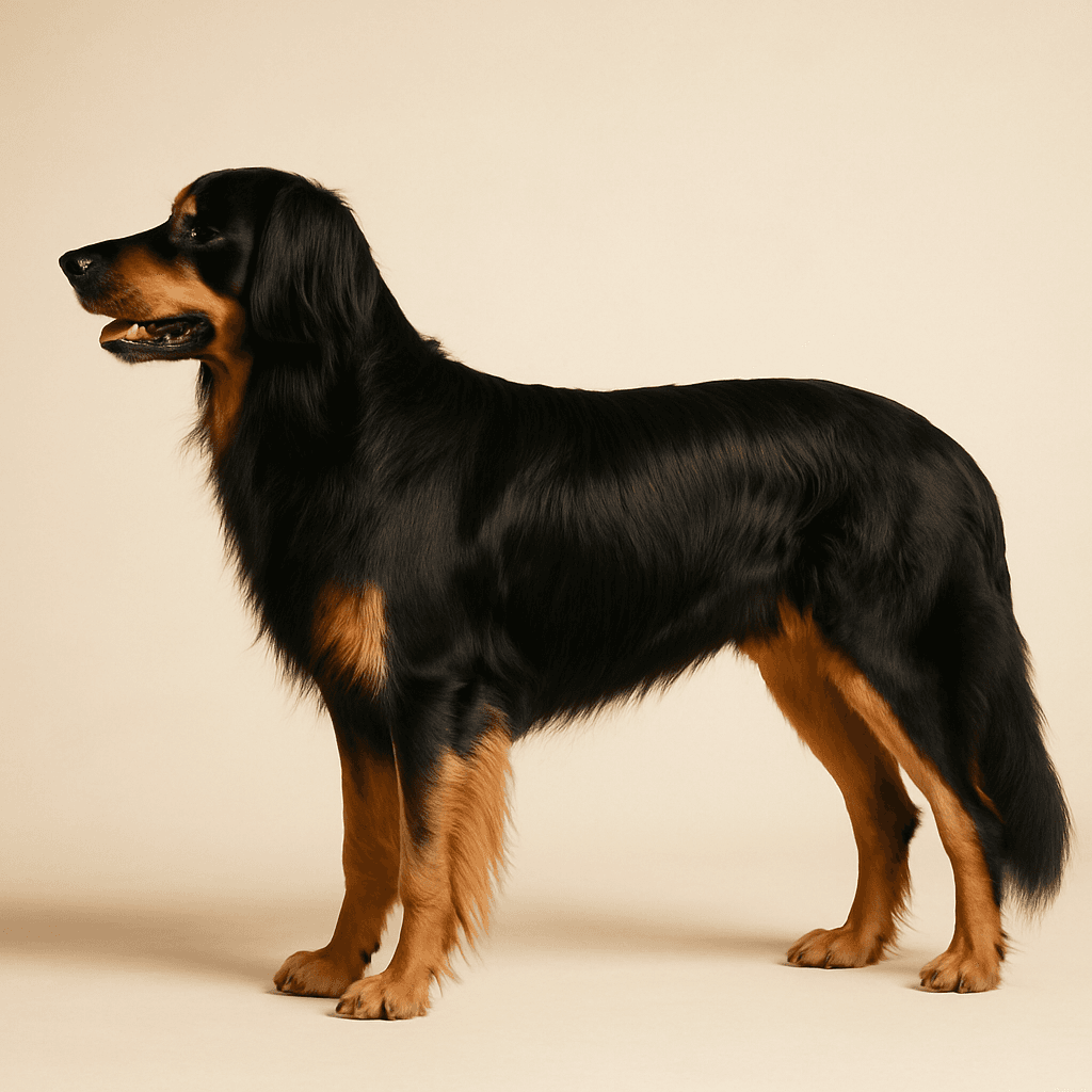 Hovawart side view