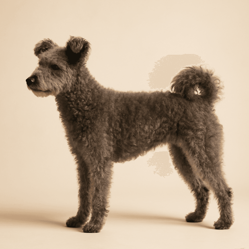 Hungarian Pumi side view