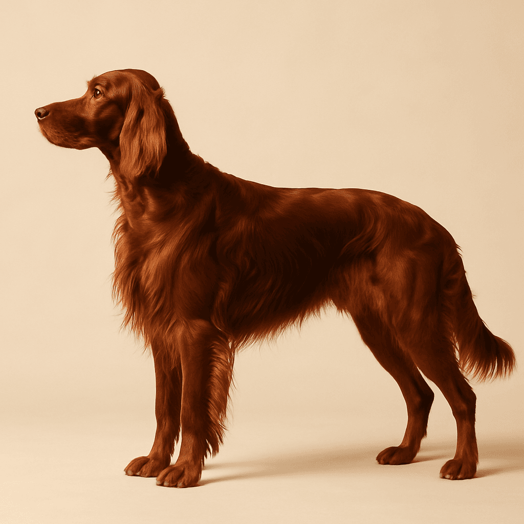 Irish Setter side view