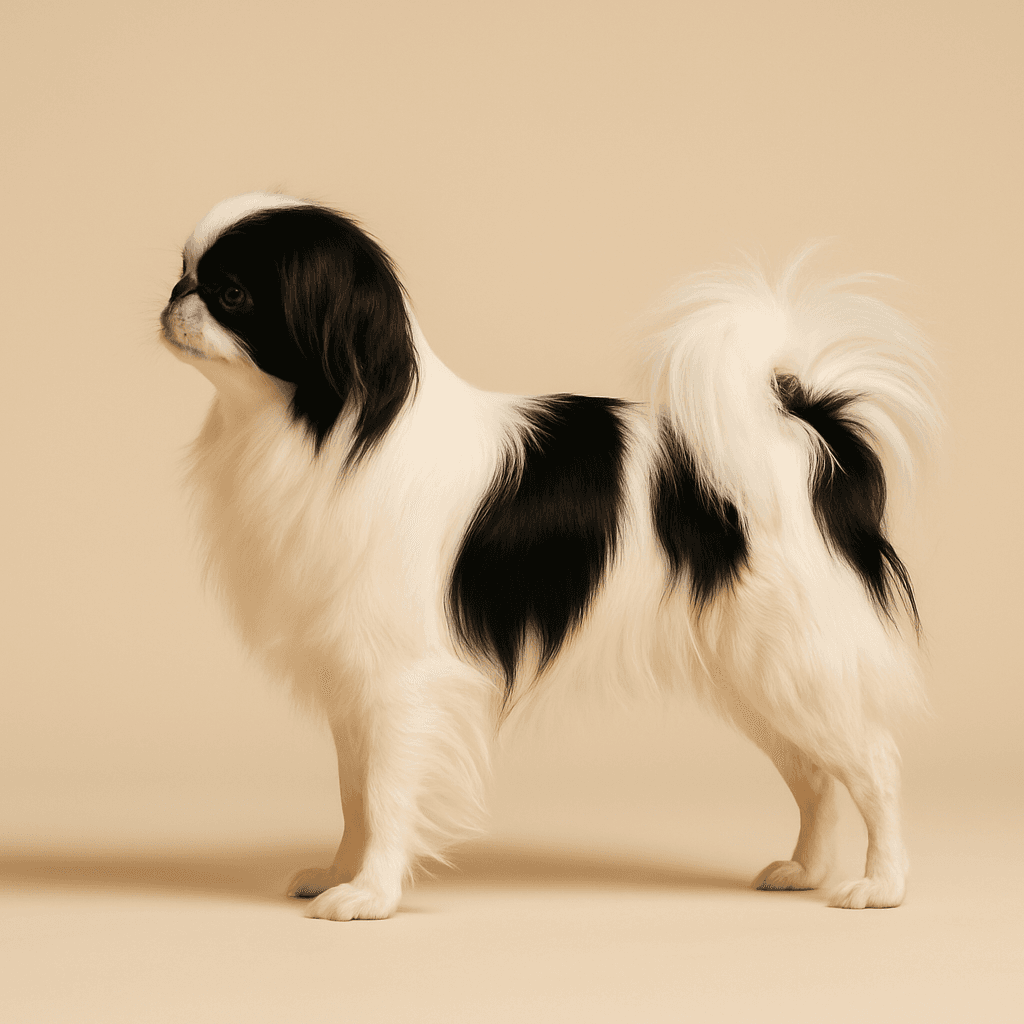 Japanese Chin side view