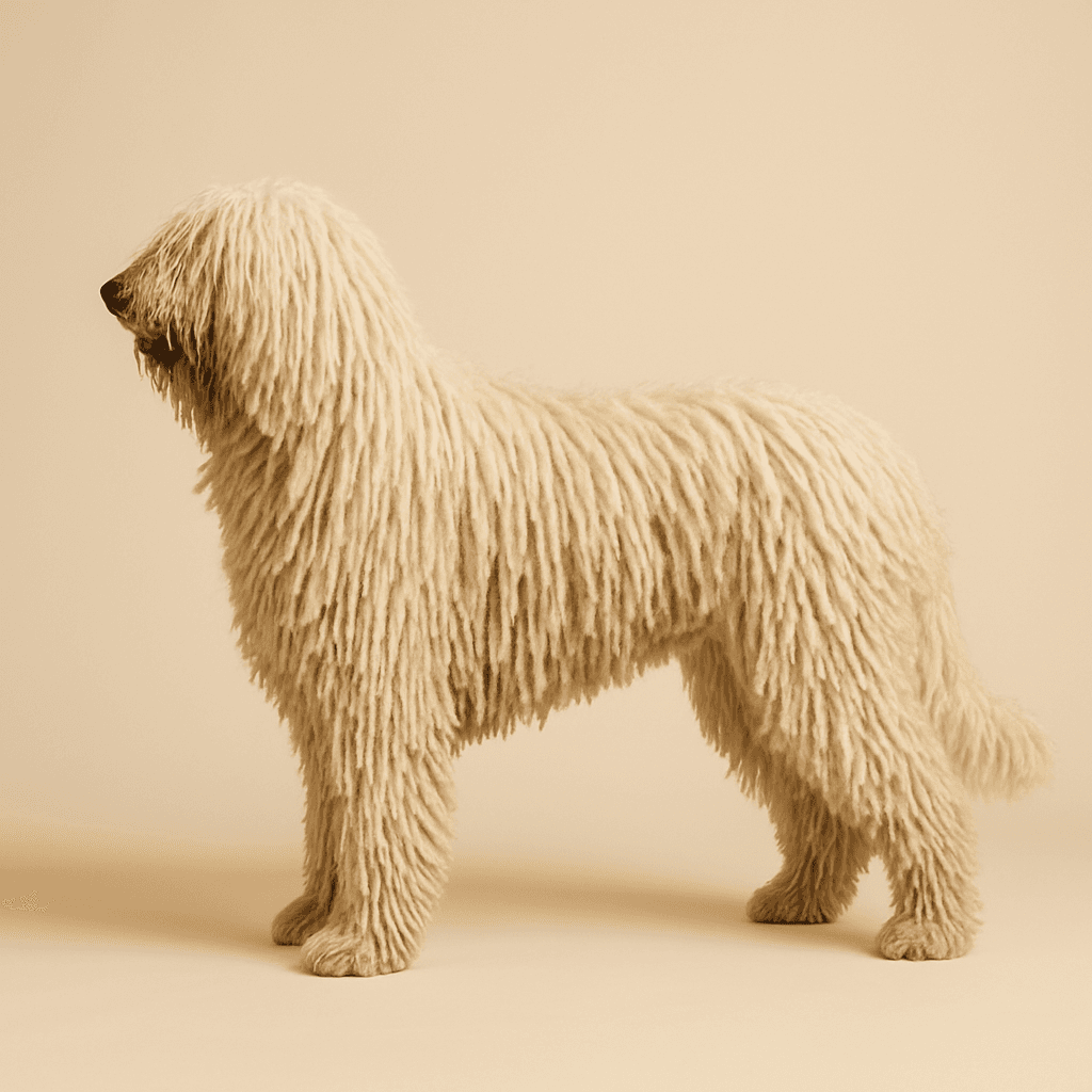 Komondor side view