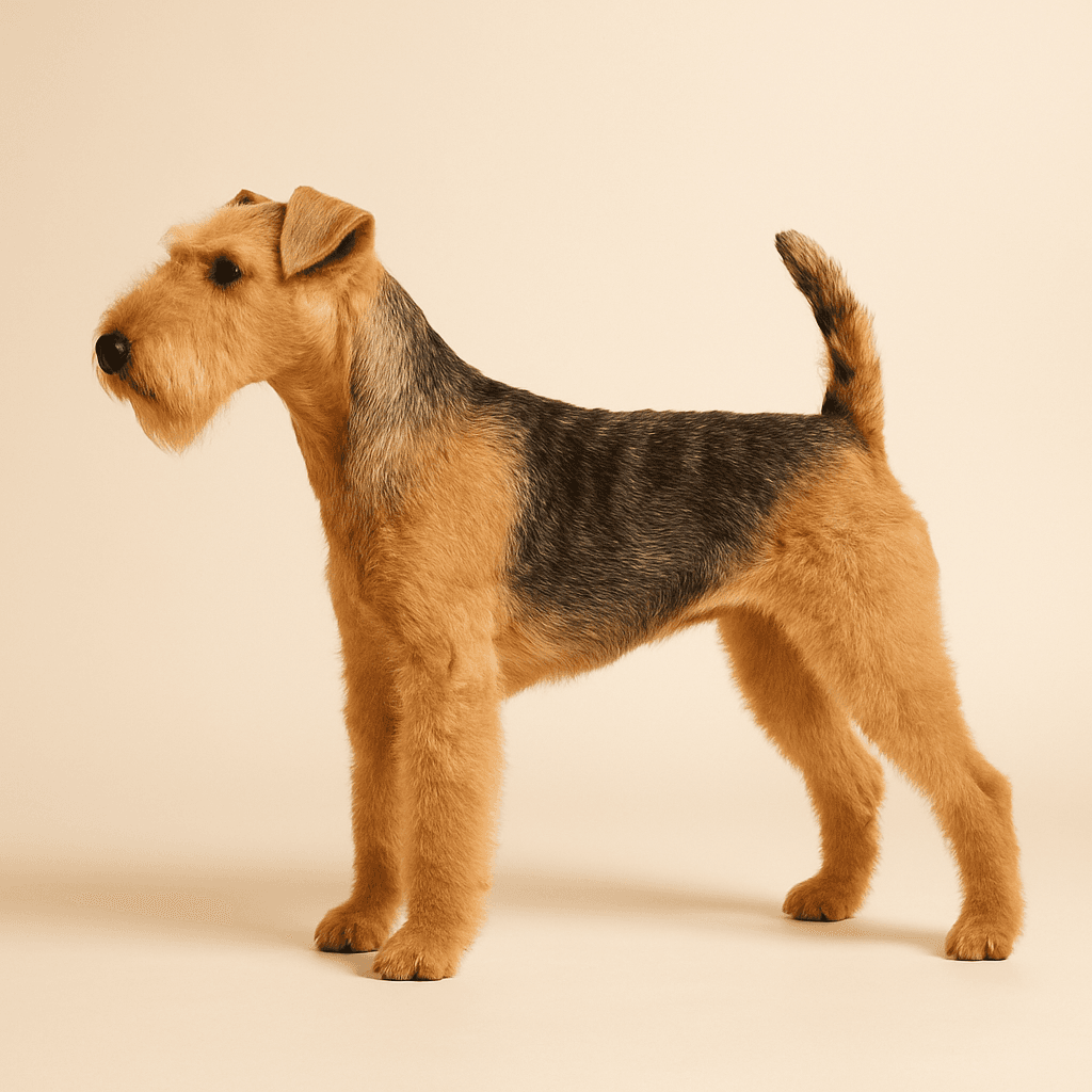 Lakeland Terrier side view