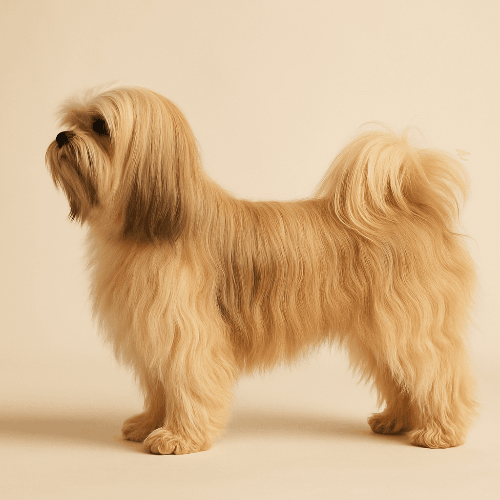 Lhasa Apso side view
