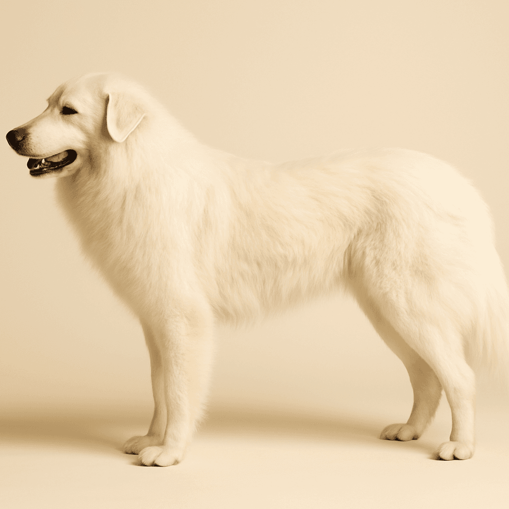 Maremma Sheepdog side view
