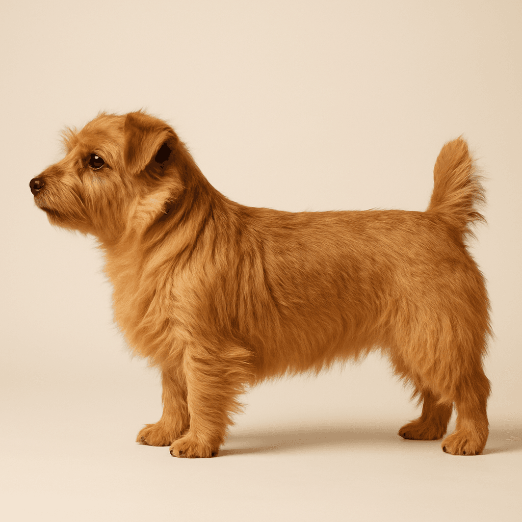 Norfolk Terrier side view