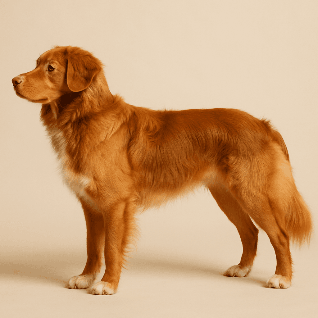 Nova Scotia Duck Tolling Retriever side view