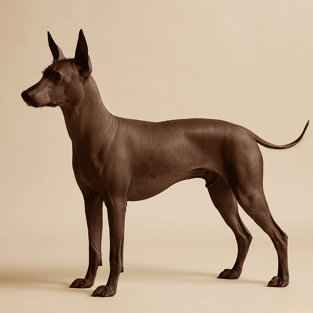 Peruvian Hairless Dog side view