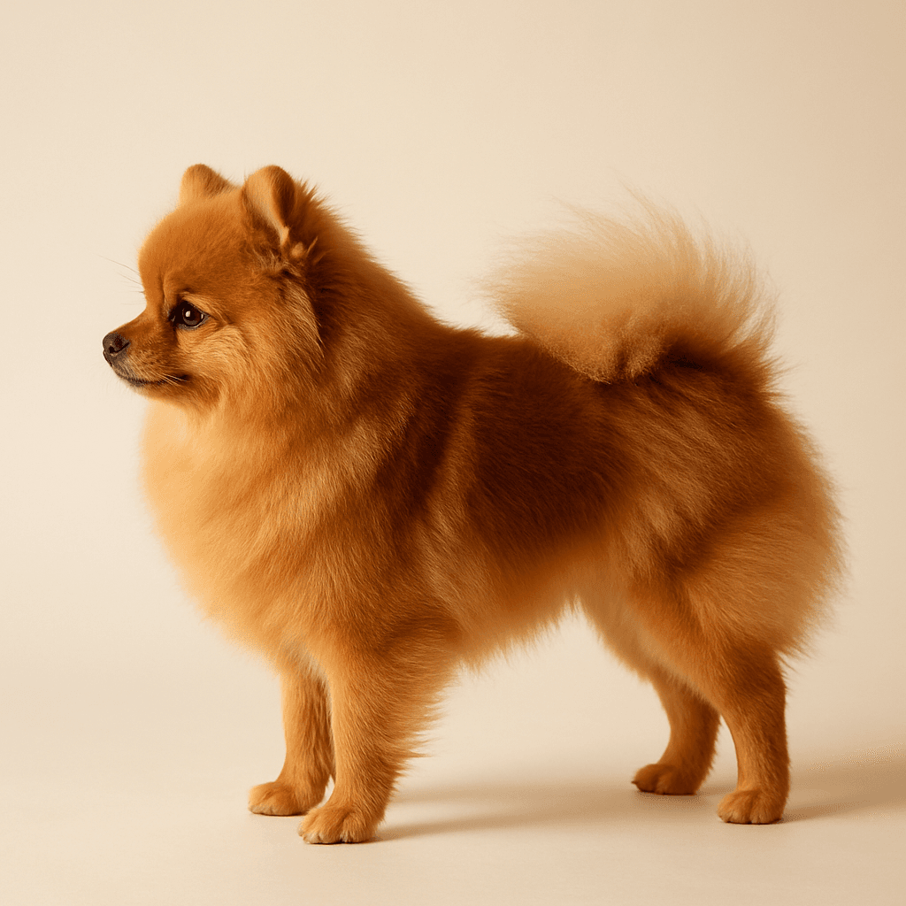Pomeranian side view