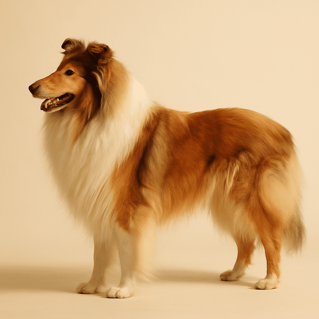 Rough Collie side view