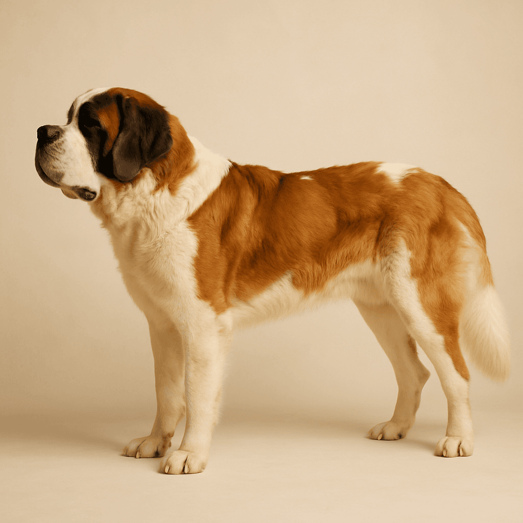 Saint Bernard side view