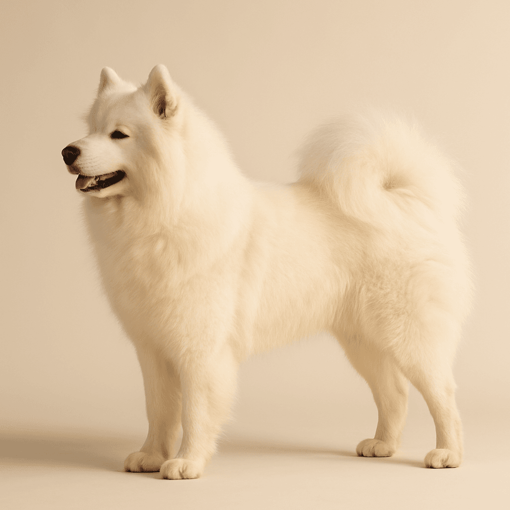 Samoyed side view