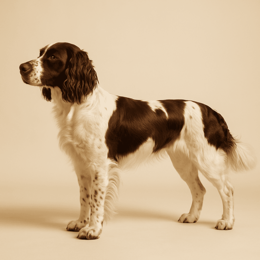 Spaniel (English Springer) side view