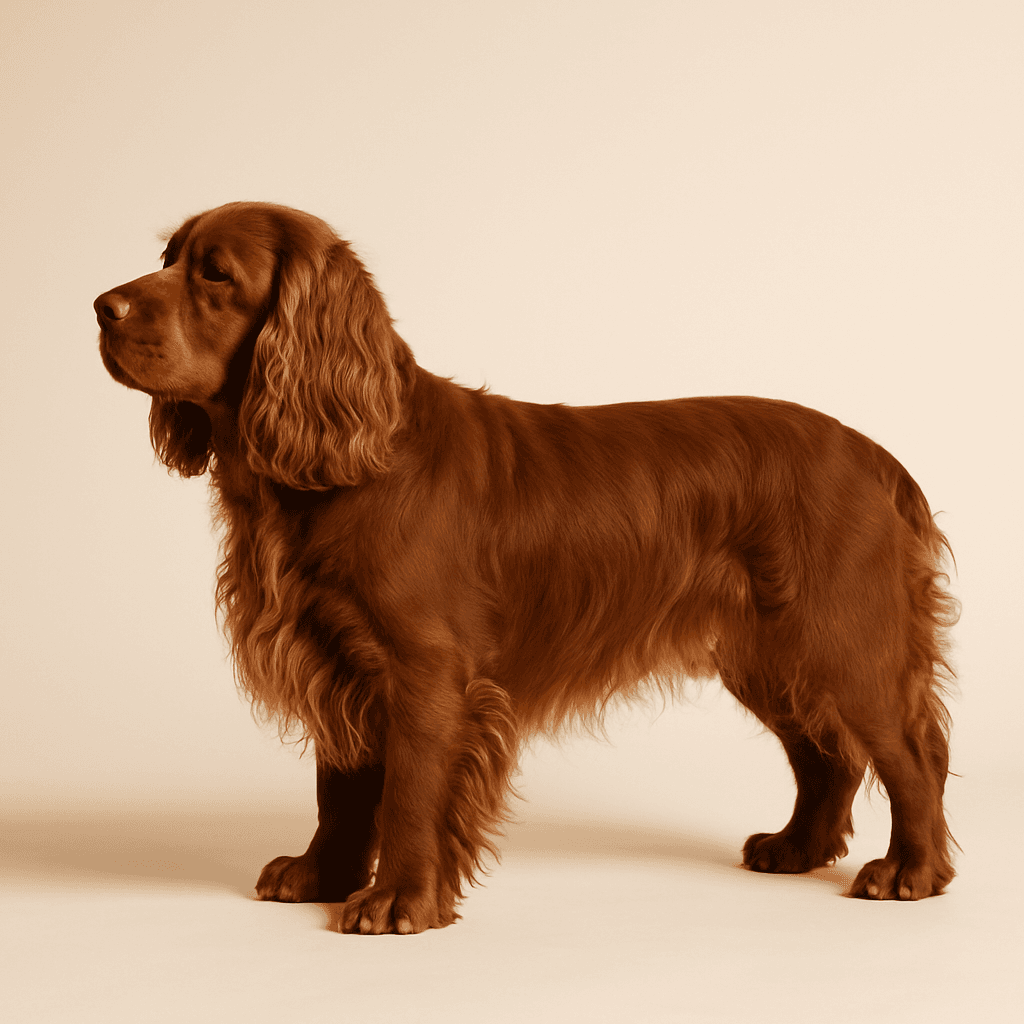 Spaniel (Sussex) side view