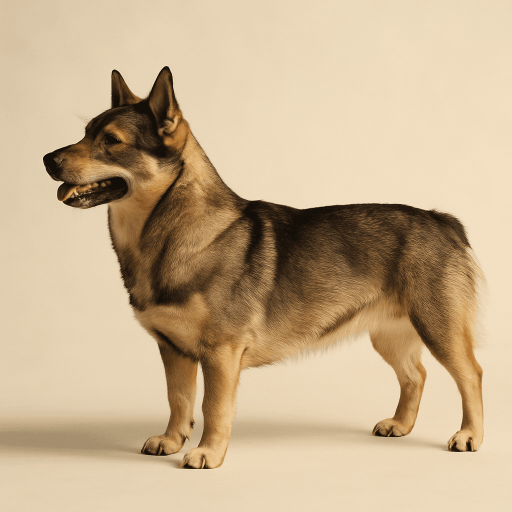 Swedish Vallhund side view