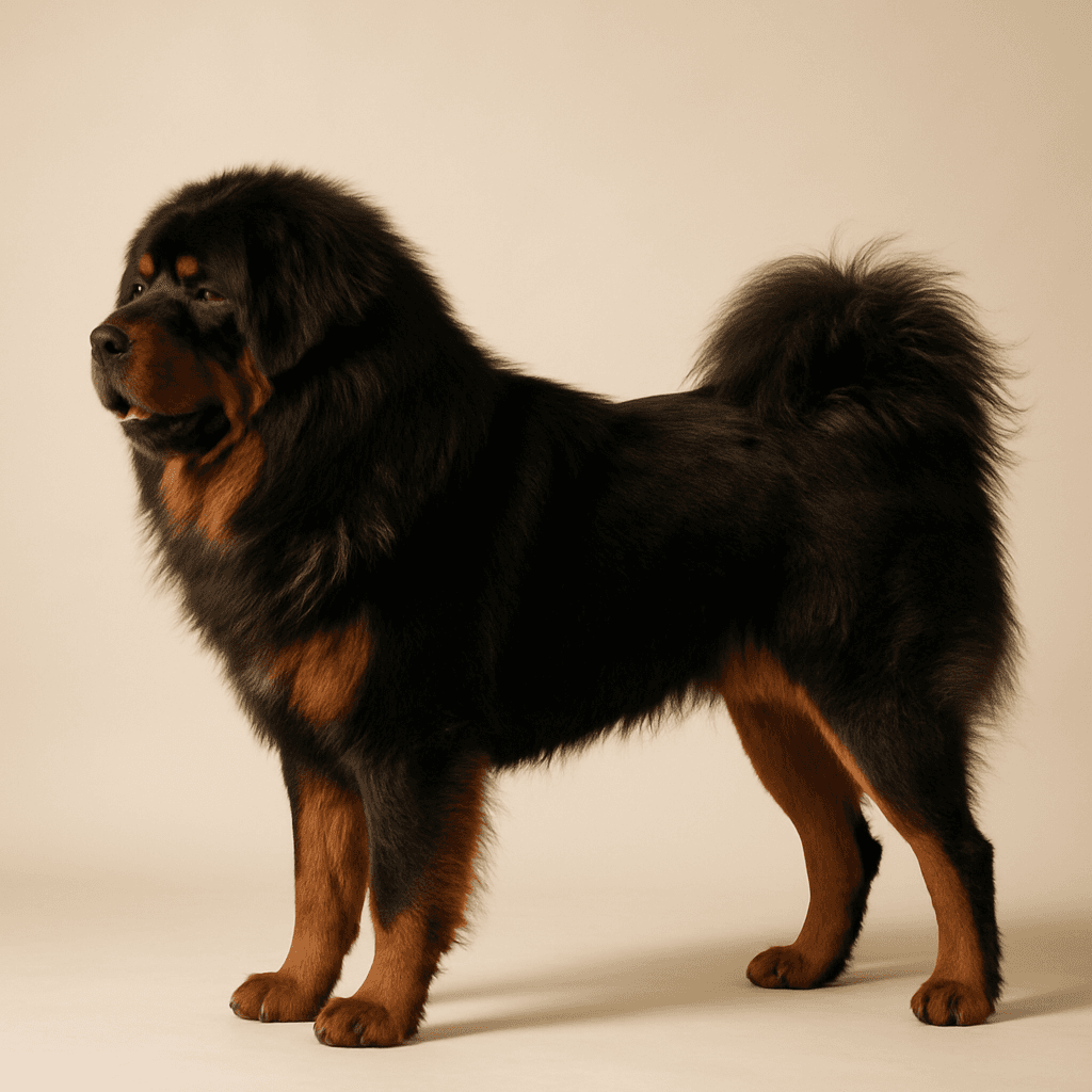 Tibetan Mastiff side view
