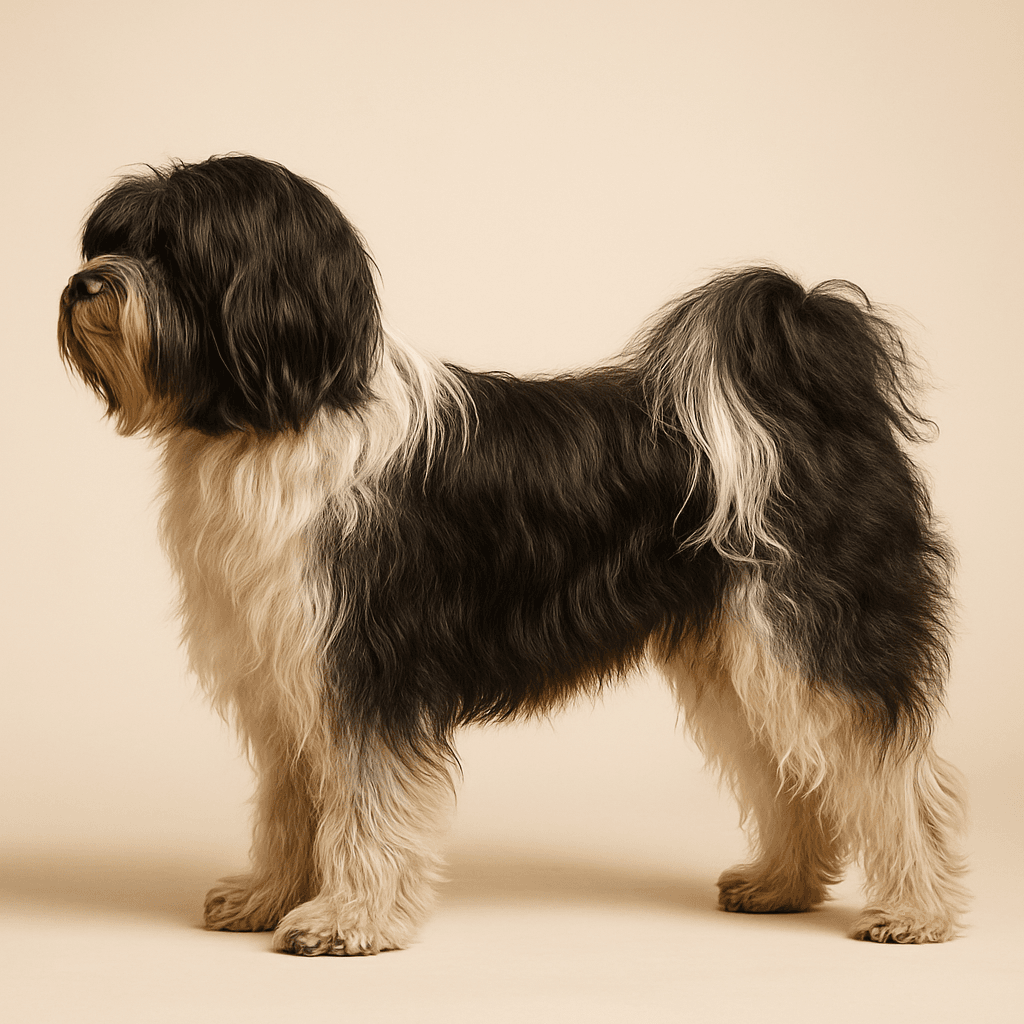 Tibetan Terrier side view