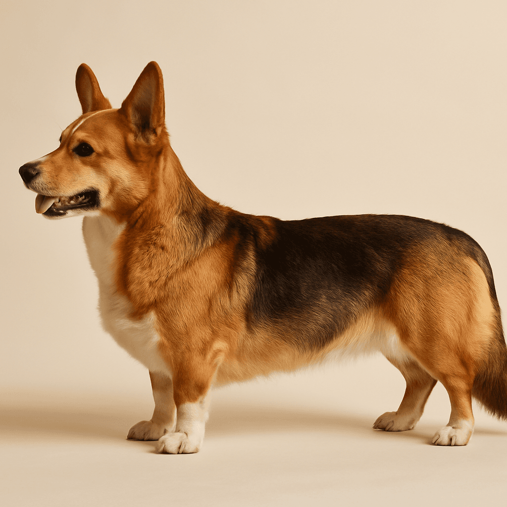 Welsh Corgi (Cardigan) side view