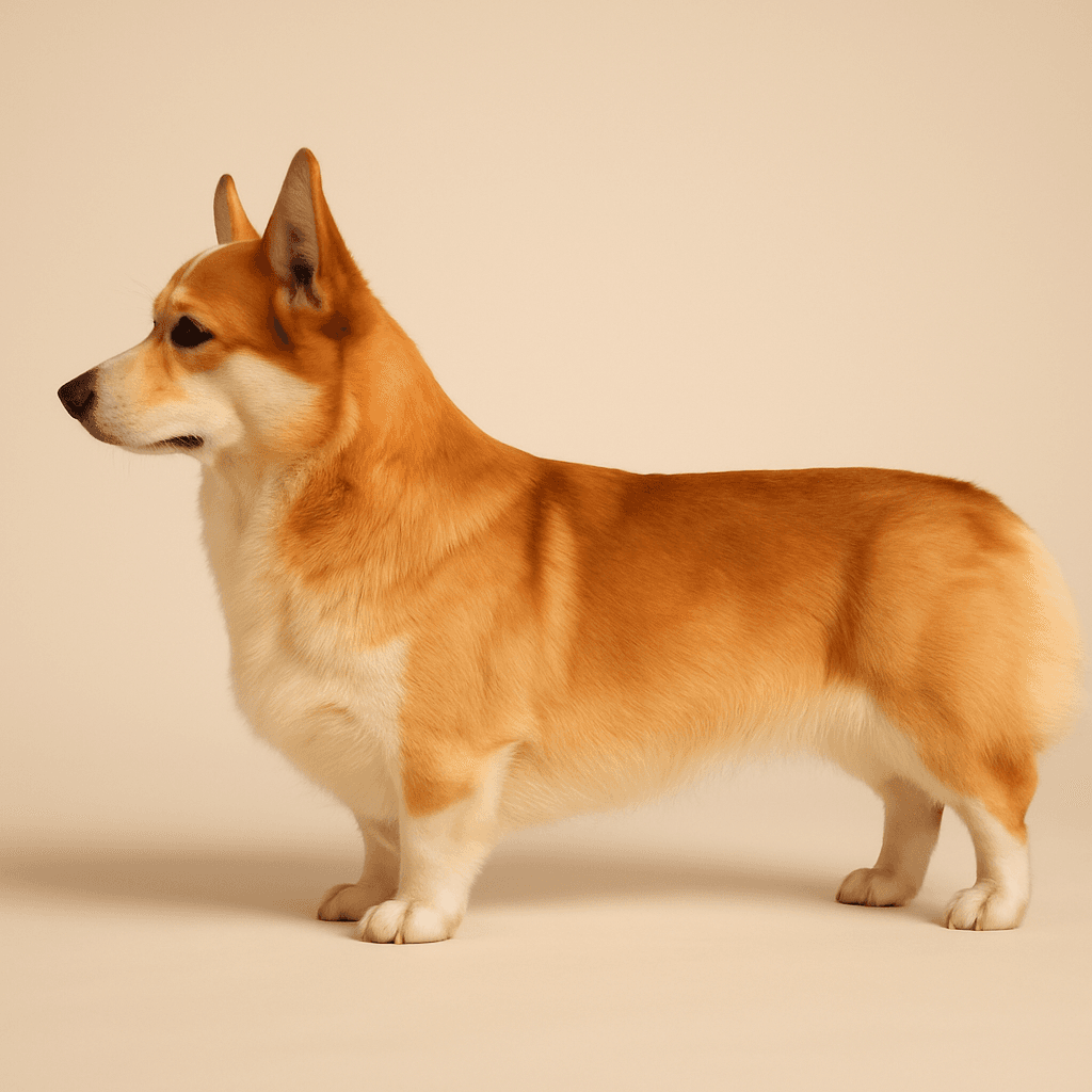 Welsh Corgi (Pembroke) side view
