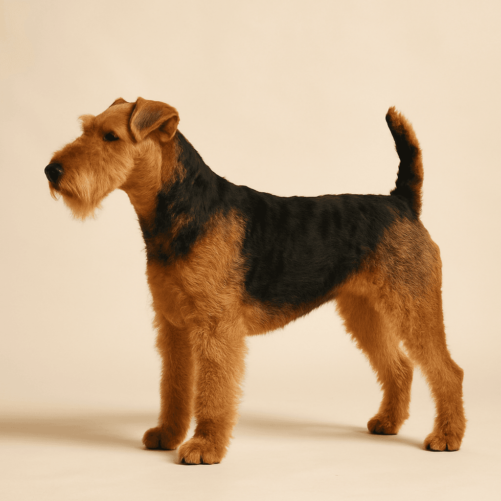 Welsh Terrier side view