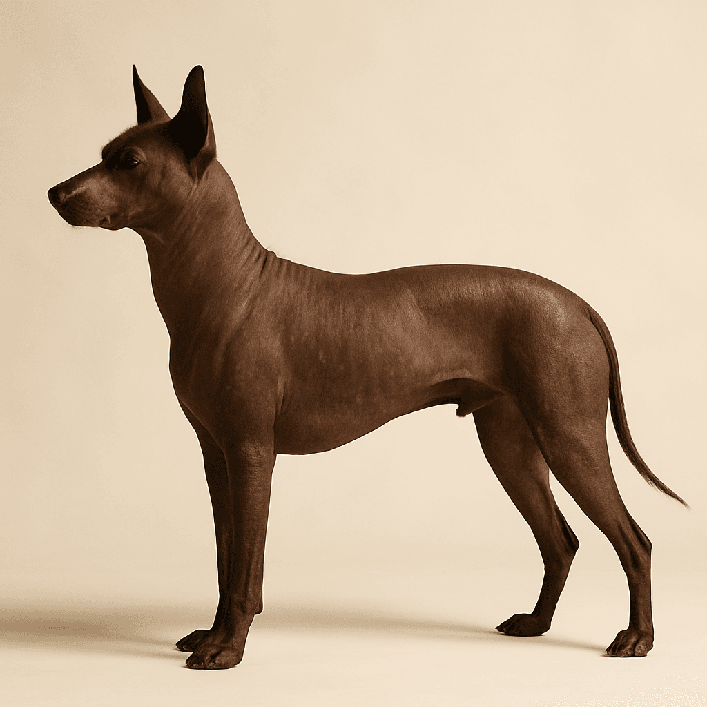 Xoloitzcuintli side view